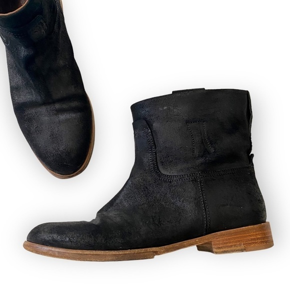 rag and bone Ankle boots, Holly Ankle Boot, Black Waxy Suede, Size 39.5 - Picture 2 of 13